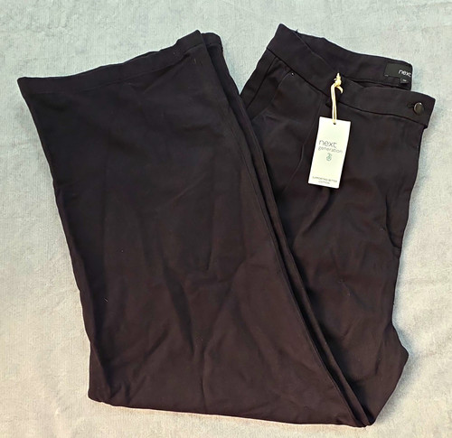 Next womens black straight leg - black,