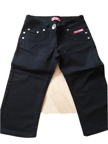 Black cropped knee - black,