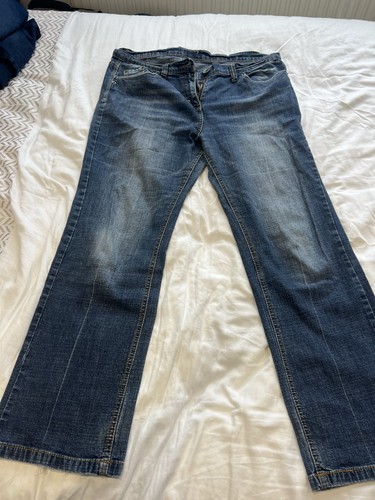 Women blue denim bootcut - r+b, women's